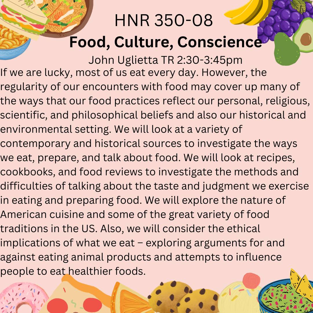 course description HNR 350-08